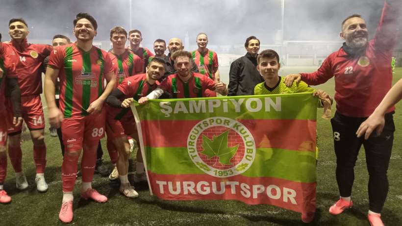 1.Küme B Grubunda Şampiyon TURGUTSPOR