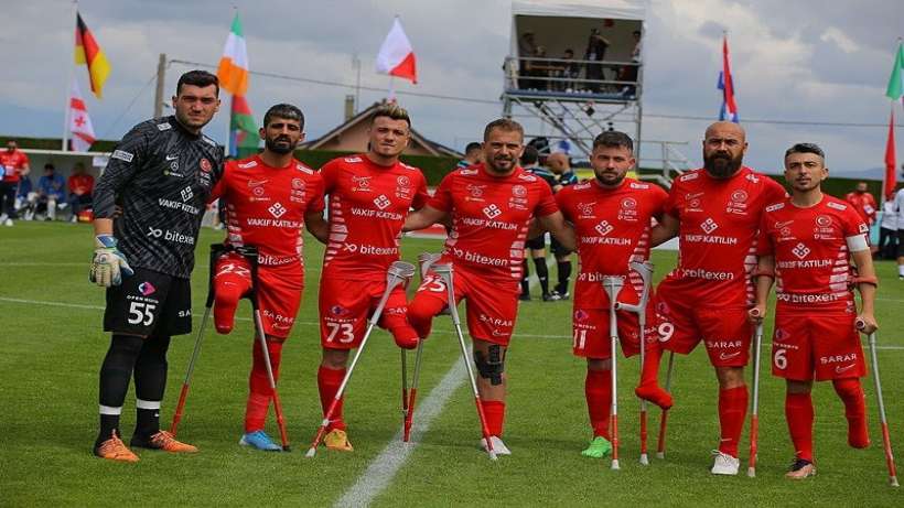 Ampute Milli Futbol Takımı, Avrupa Şampiyonasında finale yükseldi