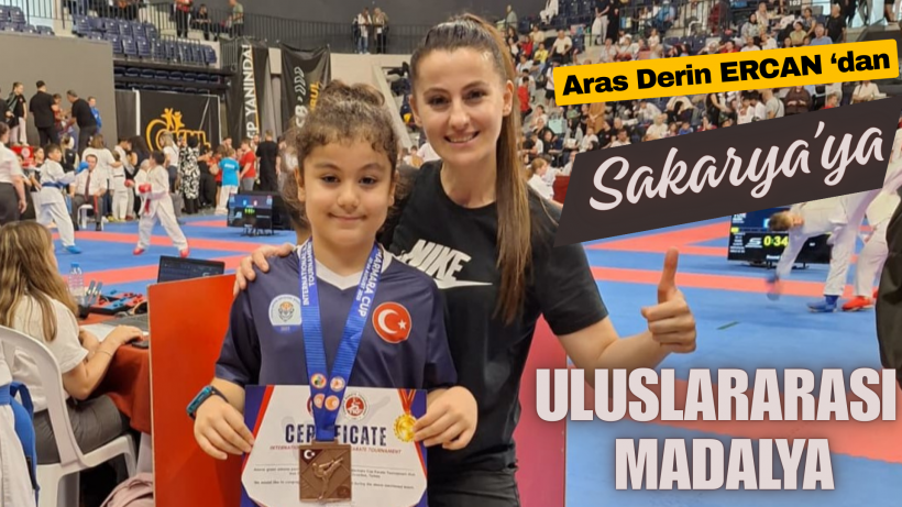 Aras Derin Ercan’dan Sakarya’ya Gurur Veren Madalya